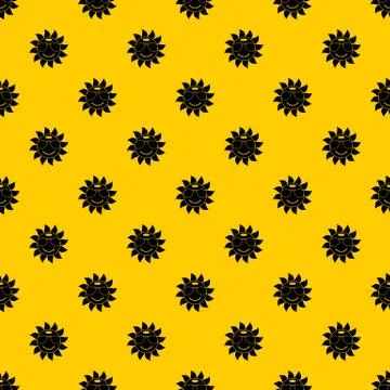 Sun pattern vector Stockillustratie