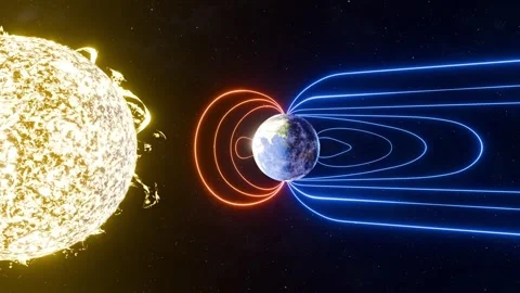 Sun &amp; planet Earth CGI Animation Vídeo Stock 337953648