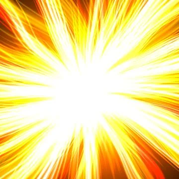 Sun (plasma or star) bright burst with copyspace Stock Illustration