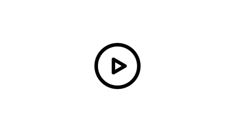 Sun Play Button Icon Stock Footage 333154103