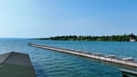 Sun Pours Down - Skaneateles, NY Video stock 336319976