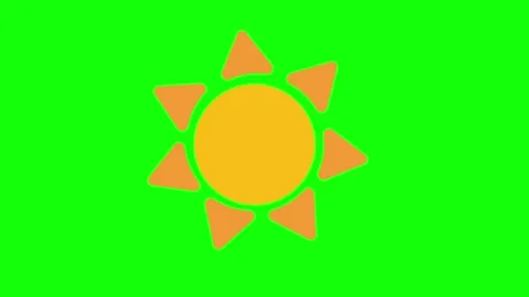Sun Professional - Chroma Key Green Screen Footage Video stock 341328837