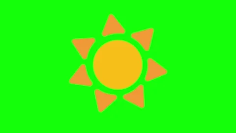 Sun Professional Transparent Background Animation Video stock 341328843