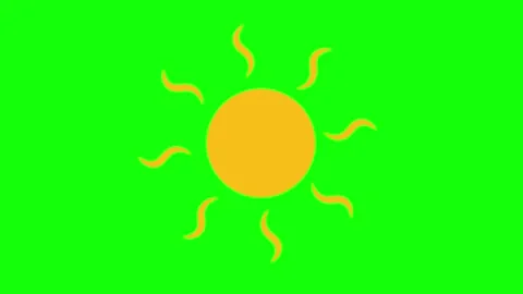 Sun Professional Transparent Background Animation Stock Footage 341337423