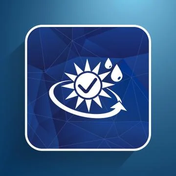 Sun protection block icon sunblock skin vector isolated Stock Illustration
