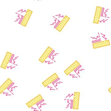 Sun protection cream layer vector seamless pattern Stockillustratie
