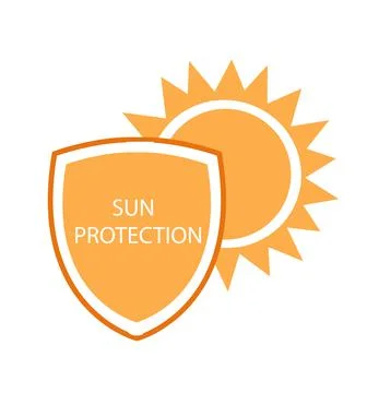 Sun protection vector illustration Stock Illustration