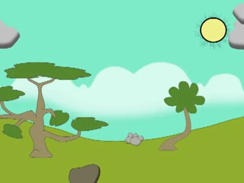 Sun to rain with plants Stock Footage 10573781