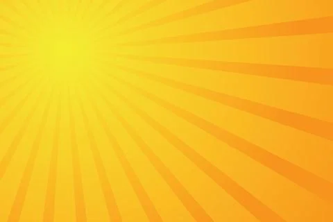 Sun ray vector illustration with radiant background, retro and vintage aest.. Stock Illustration