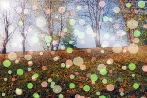 Sun rays on an abstract background イラスト素材