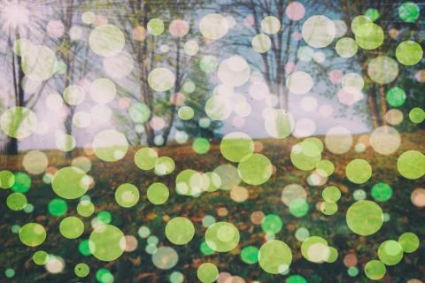 Sun rays on an abstract background Stock Illustration