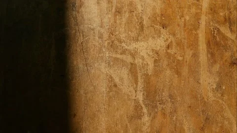 Sun rays and shadows move along the wooden covering. Video stock 159202049