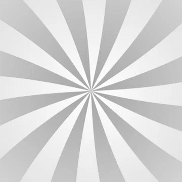 Sun rays background. Gray radiate sun beam, burst effect. Sunbeam light flash Stock Illustration