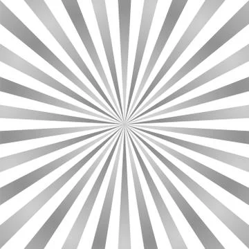 Sun rays background. Gray radiate sun beam, burst effect. Sunbeam light flash Stock Illustration