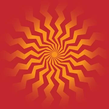 Sun Rays Background Stock Illustration