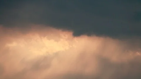 Sun rays breaking through the clouds Stock Footage 89516311