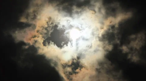 Sun rays to cloud cul-de-sac Stock Footage 36743677