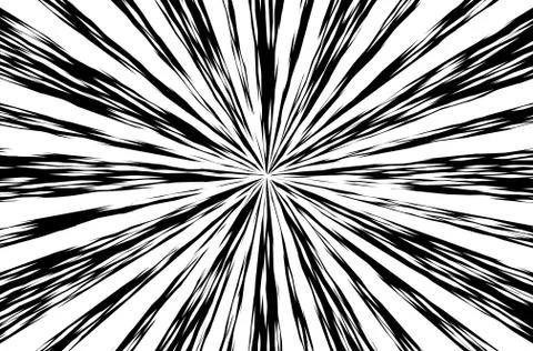 Sun Rays for Comic Books Radial Background Vector Stock Illustration