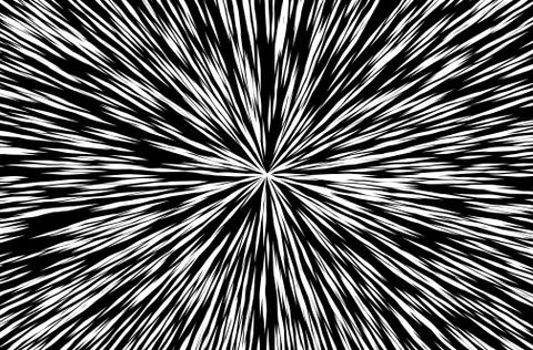 Sun Rays for Comic Books Radial Background Vector Illustrazione stock