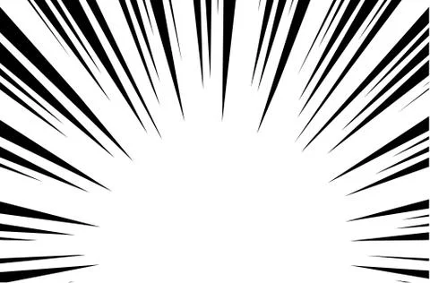 Sun Rays for Comic Books Radial Background Vector Stock Illustration