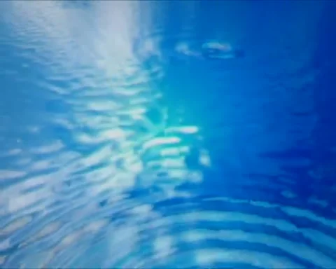 Sun rays falling on water waves Stock-Footage 255183267