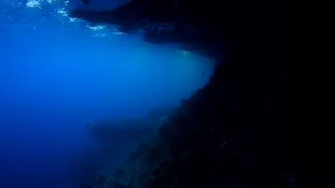 Sun Rays Filter Through Water Stock Footage 96233922