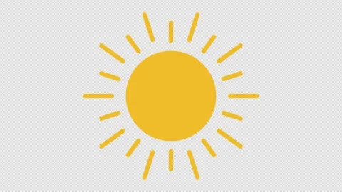 Sun with rays. Stock Footage 260537445