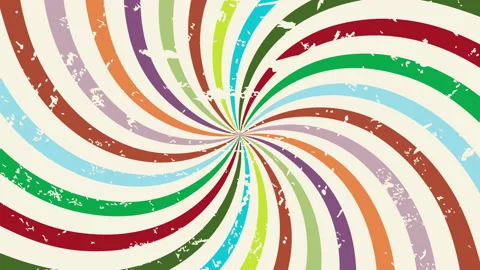 Sun rays with grunge texture. Starburst striped vector spiral lines. Vintage Stock Footage 160210470