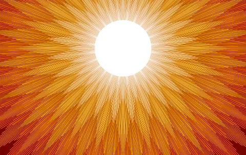 Sun Rays Stock Illustration