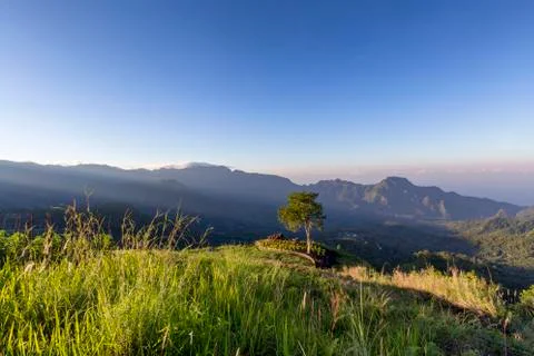 Sun Rays in Indonesia Stock Photos