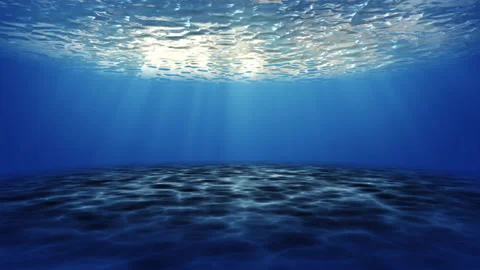 Sun rays on the natural movement of the seabed under Stock Footage 171766265