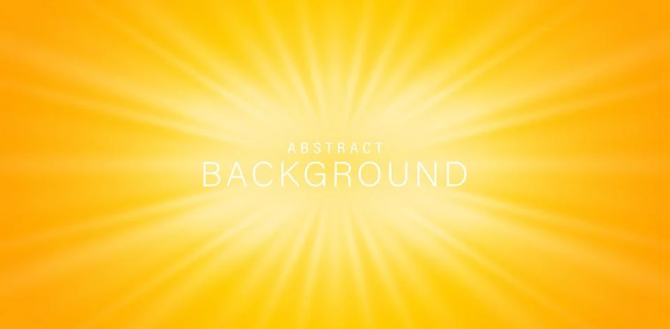 Sun rays orange background Illustrazione stock
