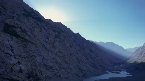 Sun rays over Hindu Kush Stock Footage 341434391