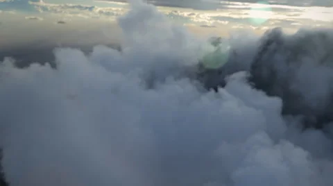 Sun Rays Over Mt. Meru Summit Tanzania Ariel Stock Footage 42401573