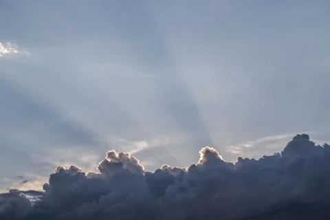 Sun rays Stock Photos