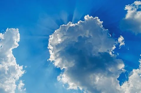 Sun rays Stock Photos