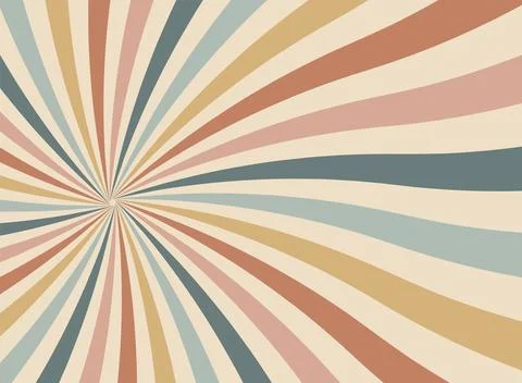 Sun rays Retro vintage background, Sunburst Pattern Background. Rays. Illustrazione stock
