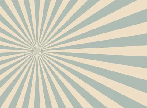 Sun rays Retro vintage style on yellow background, Stock Illustration