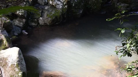 Sun Rays in Rockpool Stock Footage 77491818