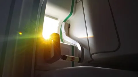 Sun rays shine through the window in the... | Stock Video | Pond5