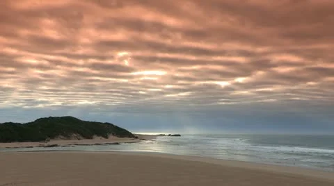 Sun rays shinning on the sea Stock Footage 11143770