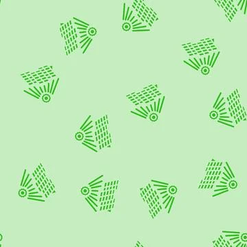 Sun rays solar panel glyph vector seamless pattern 스톡 일러스트