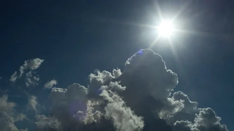 Sun rays spark Stock Footage 49630324