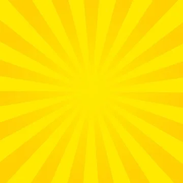 Sun rays, summer background orange colored, vector illustration Stock Illustration