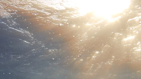 Sun rays underwater Video stock 127867914