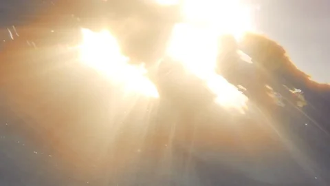 Sun rays underwater Video stock 127868471