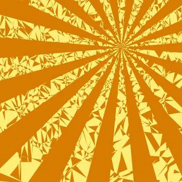 Sun rays vector background Sun rays. Vector grunge background on orange Co... Stock Photos