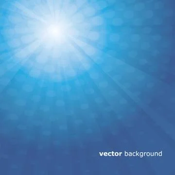 Sun Rays Vector Illustrazione stock
