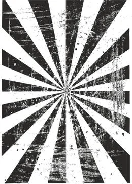 Sun Rays Vector Pattern Scratched Illustrazione stock