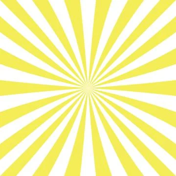Sun rays of yellow color, background abstract Explosion Ray Starburst Sun Stock Illustration
